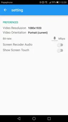 RM Free Screen Recorder android App screenshot 1